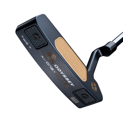 Odyssey AI-ONE Milled Two helfräst blad-putter, vy av fräst träffyta