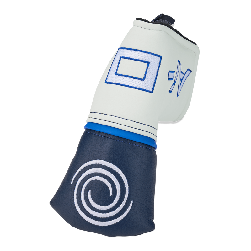 Odyssey AI-ONE blad-putter, vy av sula och hals