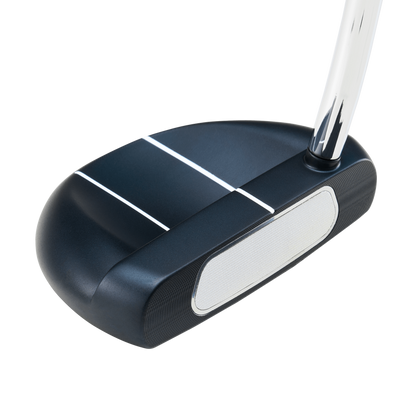 Odyssey AI-ONE Rossie DB mallet-putter, sedd ovanifrån vid adress
