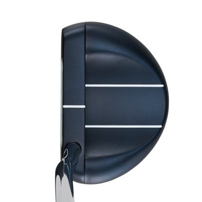 Odyssey AI-ONE Rossie DB mallet-putter, vy av det rundade klubbhuvudet