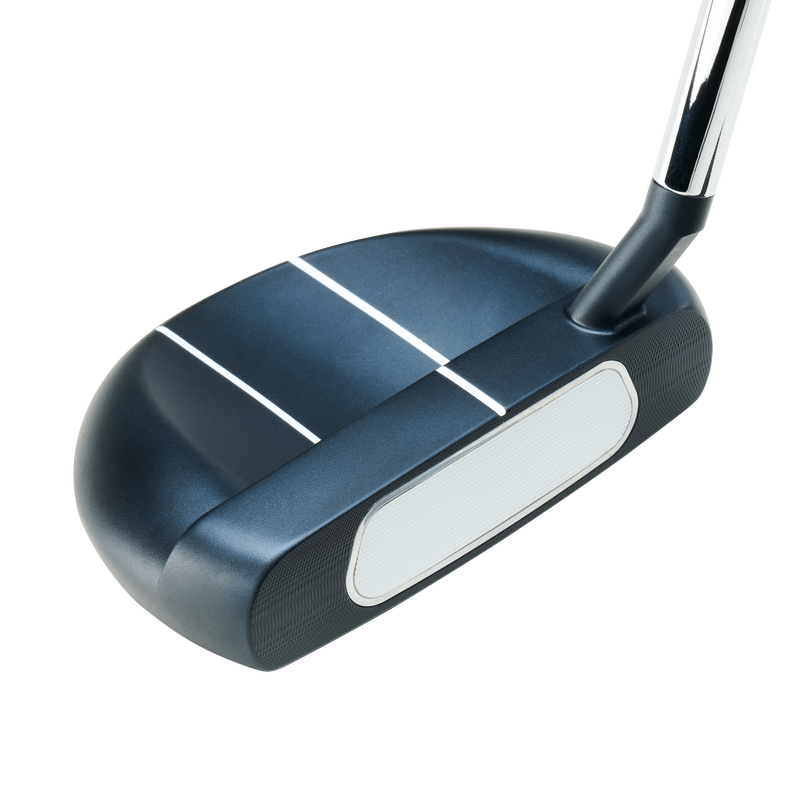 Odyssey AI-ONE Rossie S mallet-putter, sedd ovanifrån vid adress