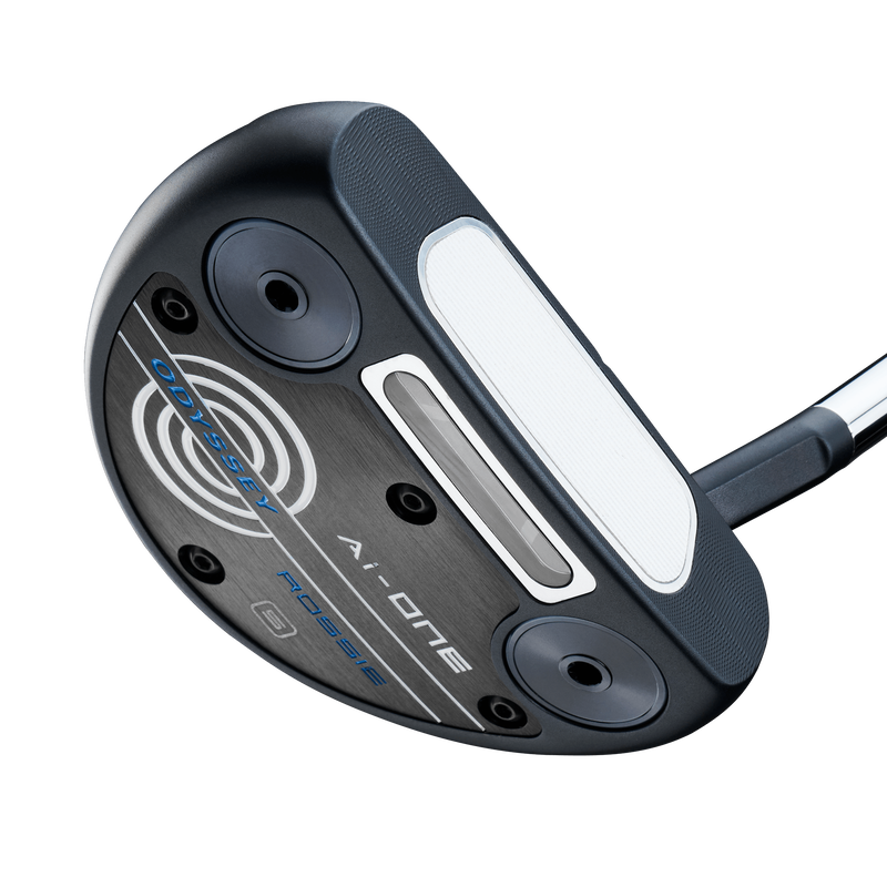 Odyssey AI-ONE Rossie S mallet-putter med Slant-hals, vy av sula