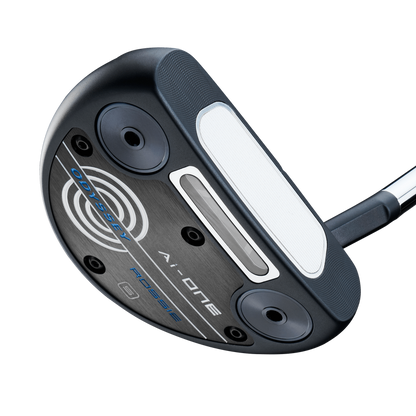 Odyssey AI-ONE Rossie S mallet-putter med Slant-hals, vy av sula