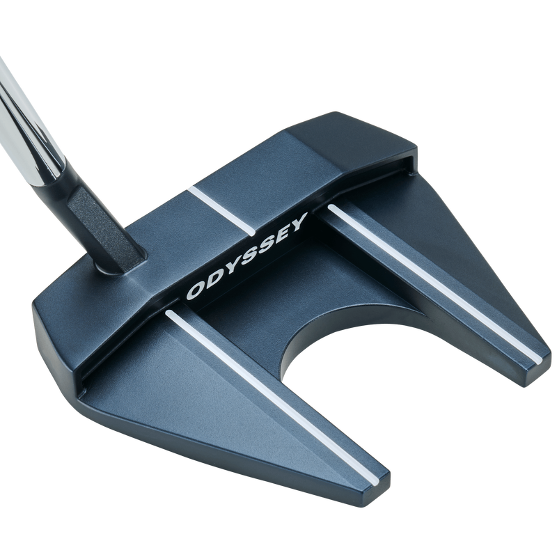 Odyssey AI-ONE Seven S fang-mallet putter, baksidan
