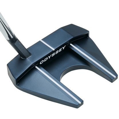 Odyssey AI-ONE Seven S fang-mallet putter, baksidan