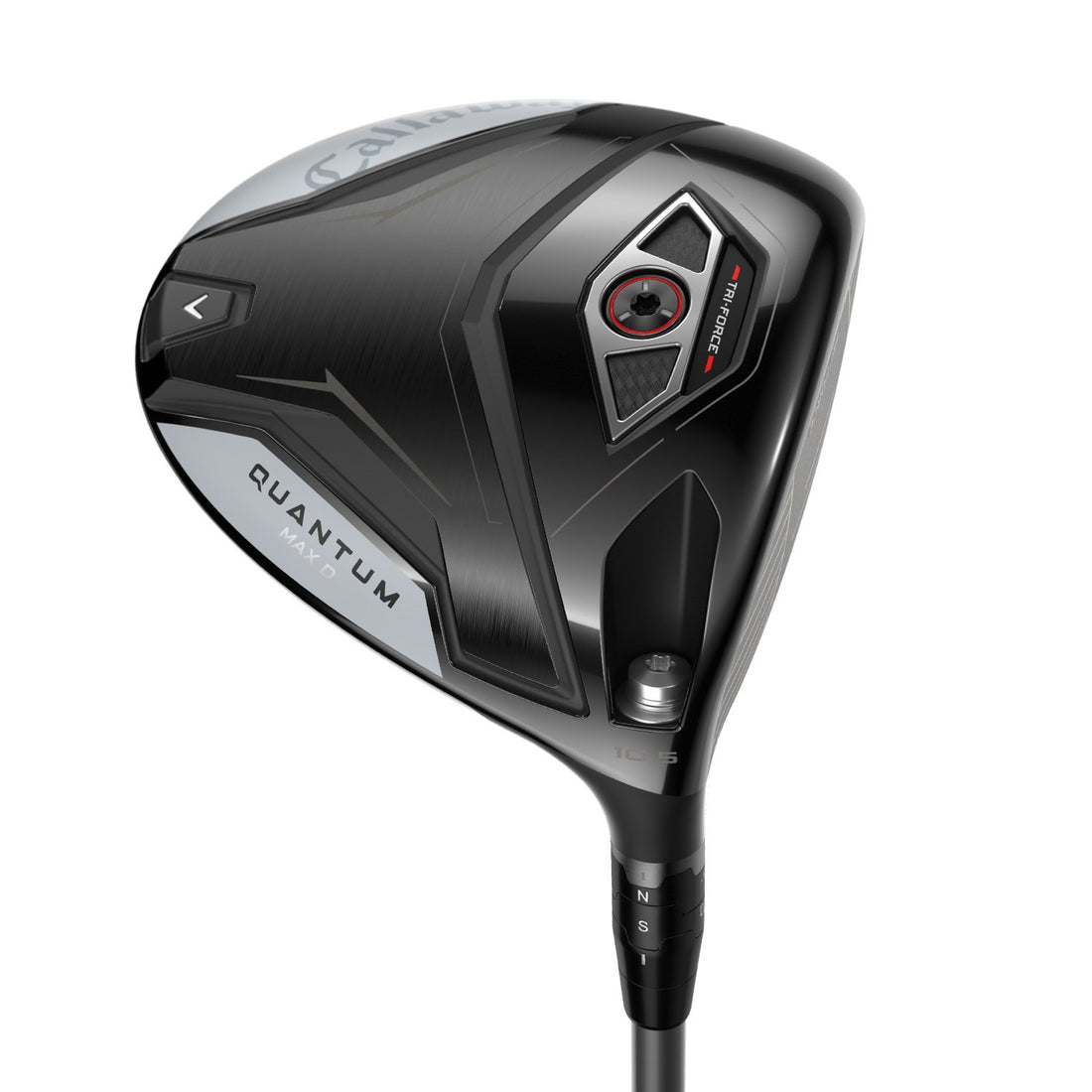 Callaway Quantum Max D Dam driver, klubbhuvudet sett snett framifrån
