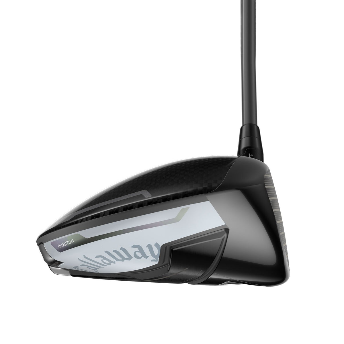 Callaway Quantum Max driver, närbild på Tri-Force Face-träffytan