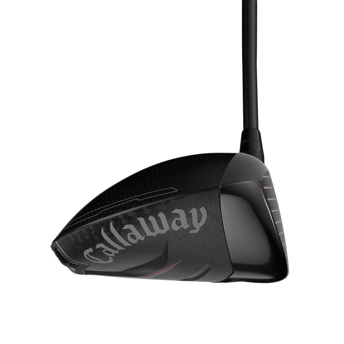 Callaway Quantum Triple Diamond Max driver, närbild på Tri-Force Face-träffytan