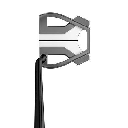 TaylorMade Spider Tour X DB mallet-putter med double bend-hals, vinklad vy