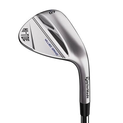 TaylorMade Milled Grind HI-Toe 3 Chrome wedge, träffyta med full face scoring lines