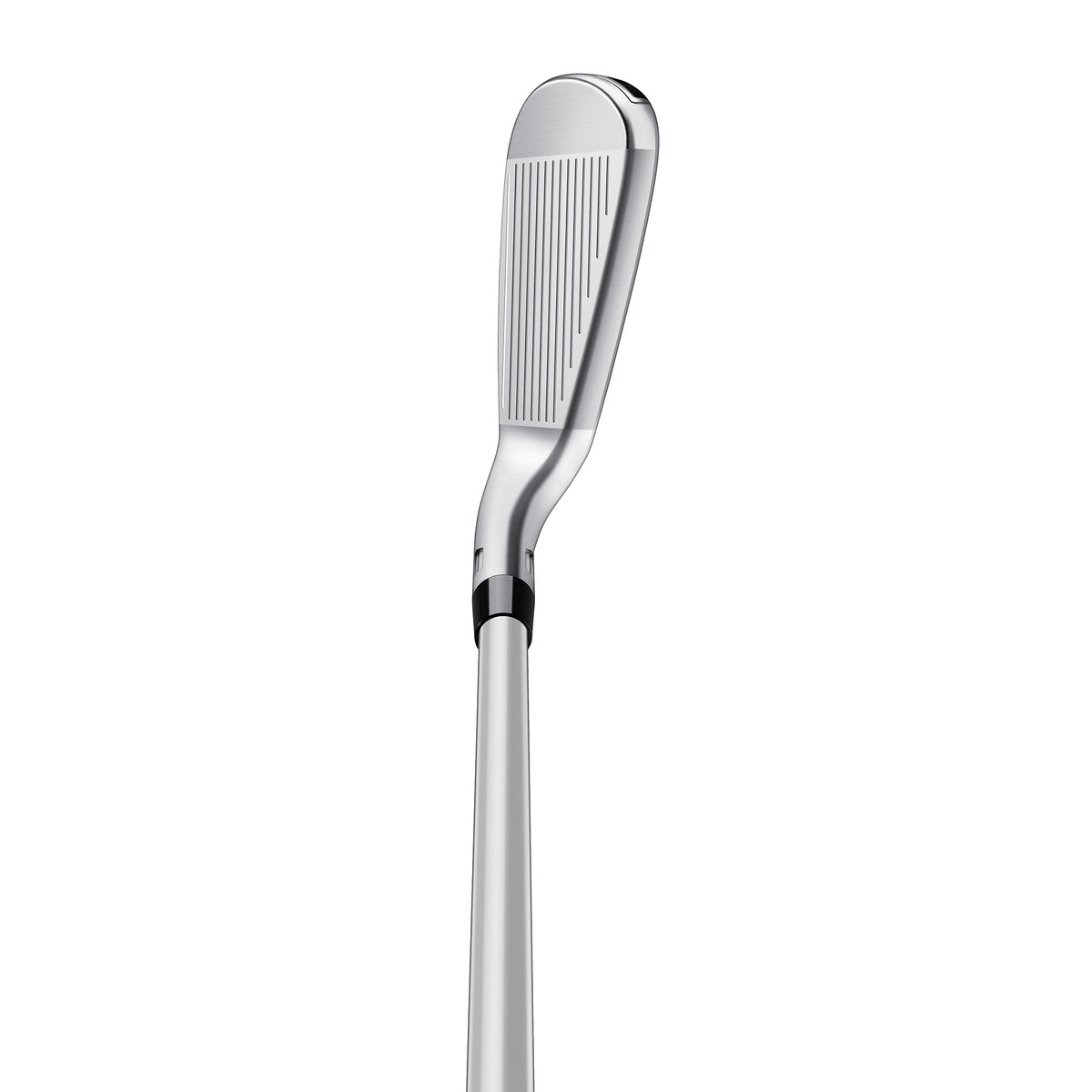 TaylorMade Qi Dam järn sett uppifrån vid adress