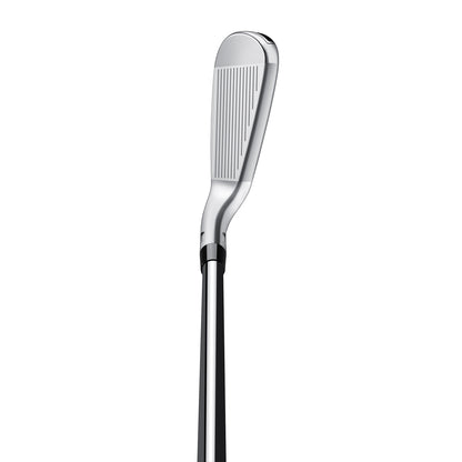 TaylorMade Qi HL järn i stål sett uppifrån vid adress