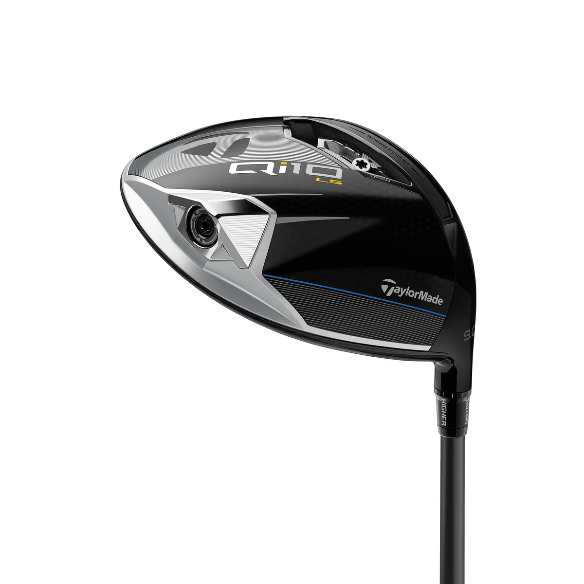 TaylorMade Qi10 LS driver sedd från sidan