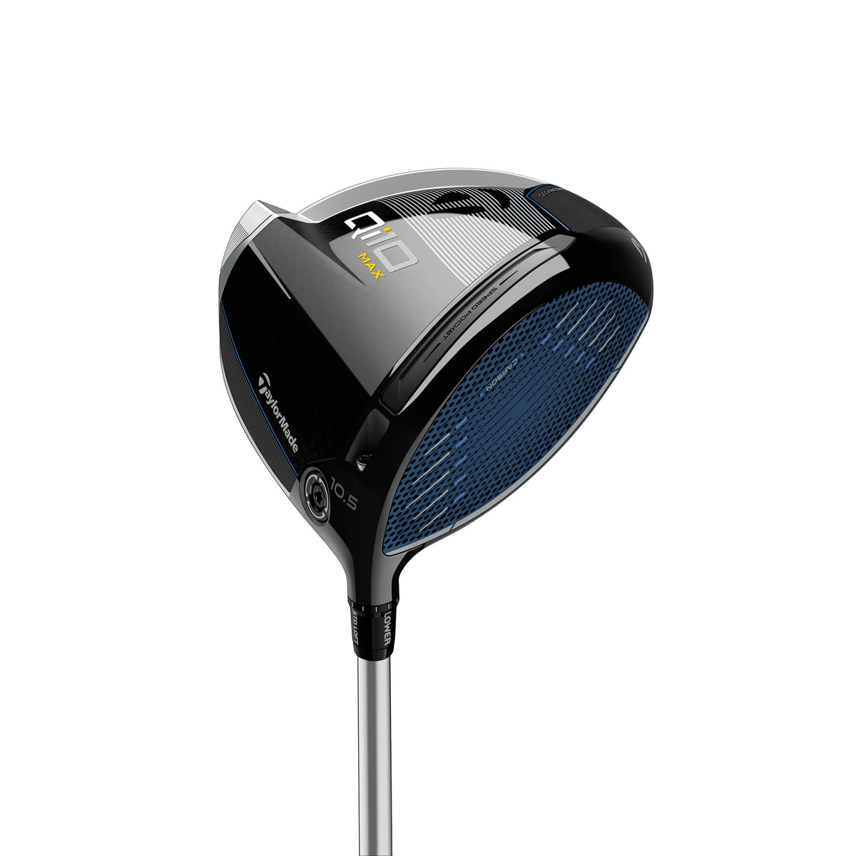 TaylorMade Qi10 Max driver sedd från sidan