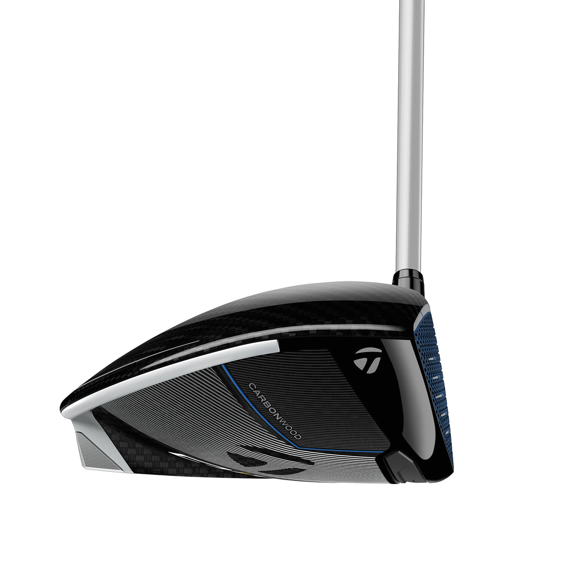 TaylorMade Qi10 Max damdriver sedd från tåsidan