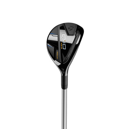 TaylorMade Qi10 MAX Rescue hybrid sedd från adress med Carbon Crown