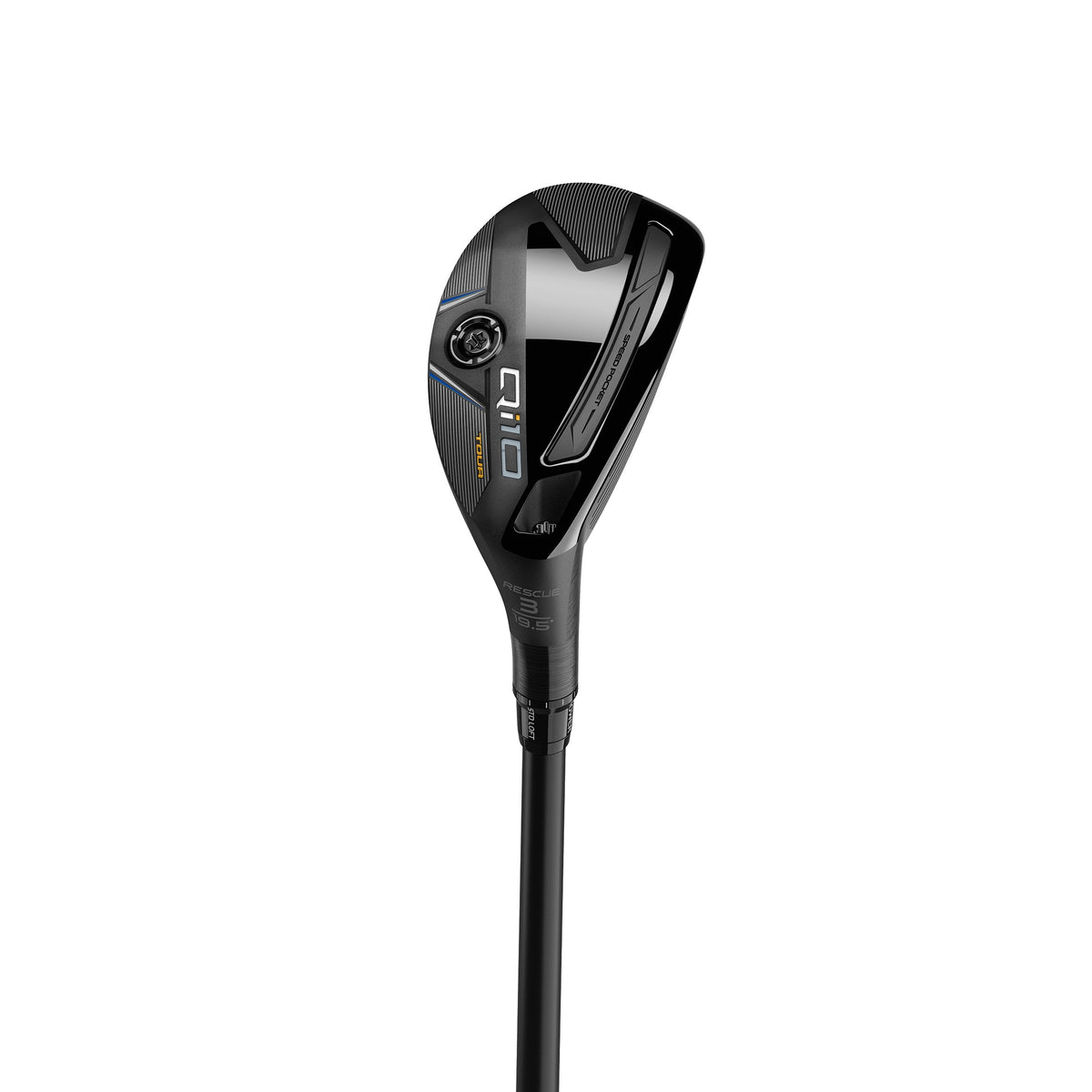 TaylorMade Qi10 Tour Rescue hybrid sedd från adress med kompakt form