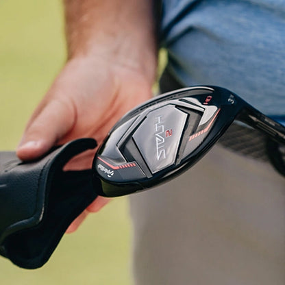 TaylorMade Stealth 2 HD hybrid, träffytan sedd framifrån