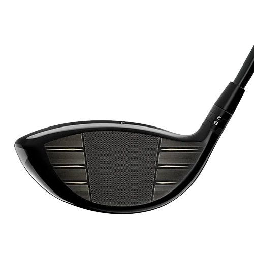 Titleist TSR1 driver, vy uppifrån vid adress