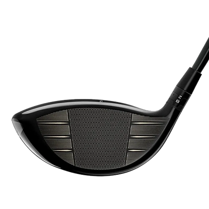 Titleist TSR1 driver, vy uppifrån vid adress