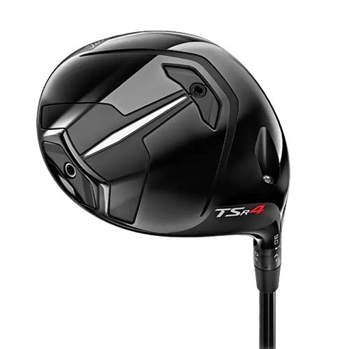 Titleist TSR4 driver, vy uppifrån vid adress