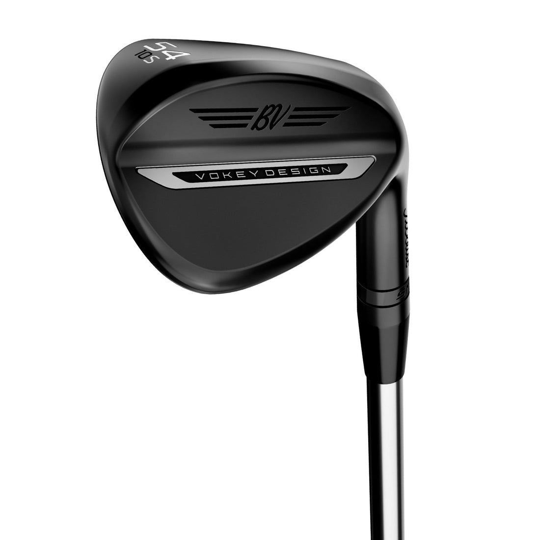 Titleist Vokey SM11 Jet Black wedge, klubbhuvud sett snett framifrån