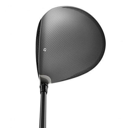 TaylorMade Qi35 Max driver vid adress, vy uppifrån mot bollen