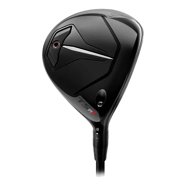 Titleist TSR1 fairwaywood, klubbhuvudet sett snett framifrån