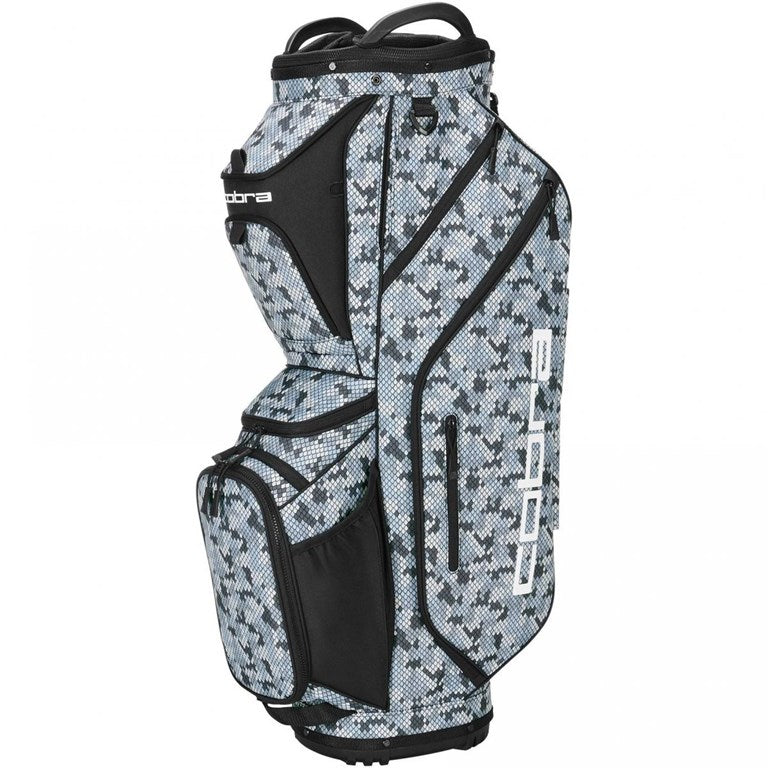 Cobra Ultralight Pro Cart Bag vagnbag, närbild på fickor