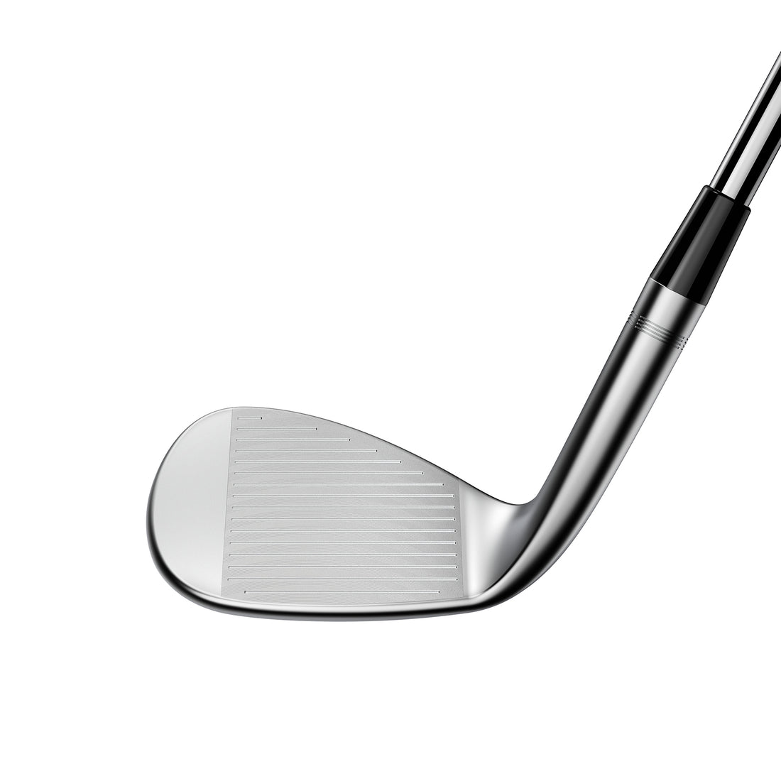 Cobra KING Silver wedge, träffytan med skåror sedd framifrån