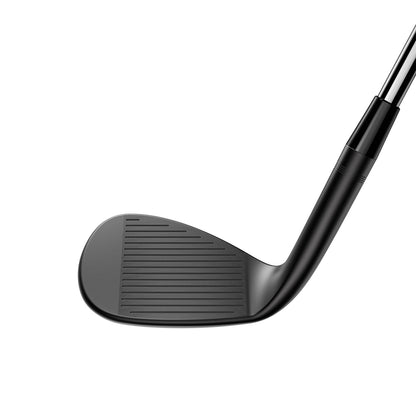 Cobra KING Svart wedge, träffytan med skåror sedd framifrån