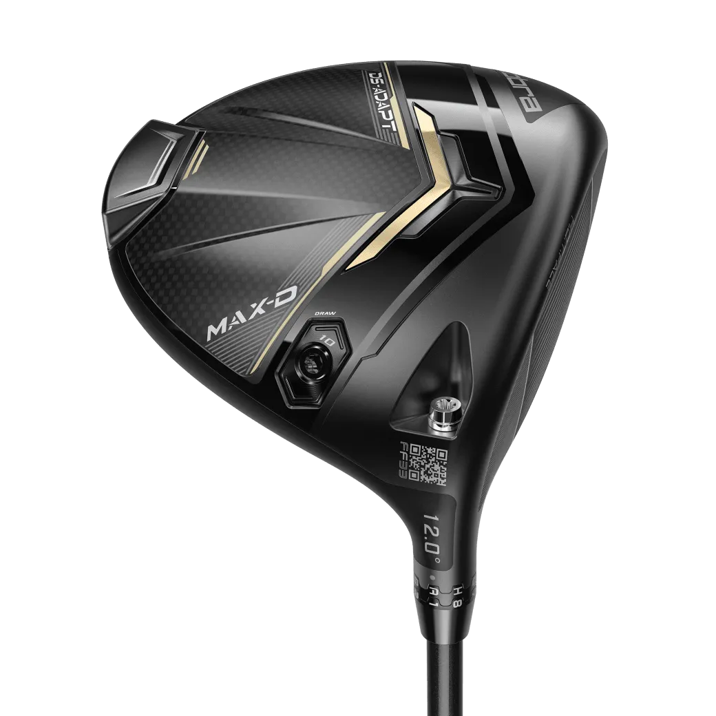 Cobra DS-Adapt MAX-D Dam driver, klubbhuvudet sett snett framifrån