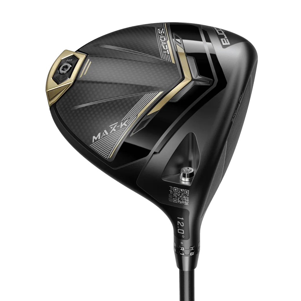 Cobra DS-Adapt MAX-K Dam driver, klubbhuvudet sett snett framifrån