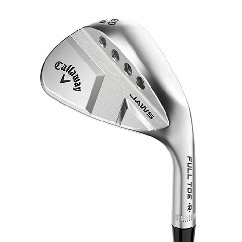 Callaway Jaws Full Toe wedge, träffytan med full-face-skåror sedd framifrån