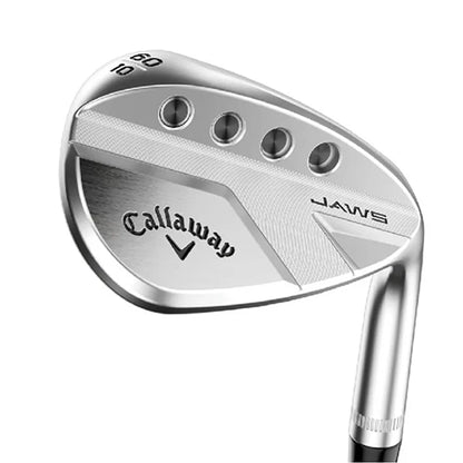Callaway Jaws Full Toe wedge i chrome, klubbhuvud sett snett framifrån