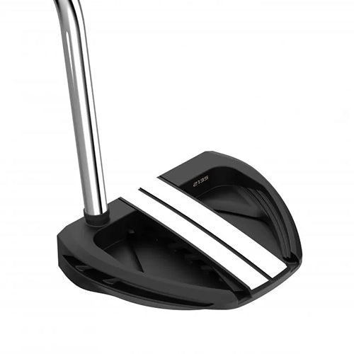 Cleveland Frontline Elite Cero SB kompakt mallet-putter med single bend-hals, närbild