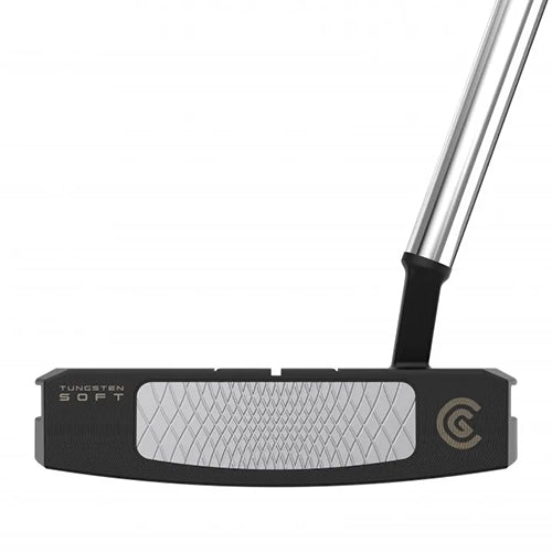Cleveland Frontline Elite Cero SN kompakt mallet-putter, vy av sula med justerbara vikter