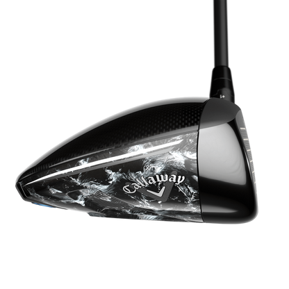 Callaway Paradym AI Smoke MAX D driver, vy uppifrån vid adress