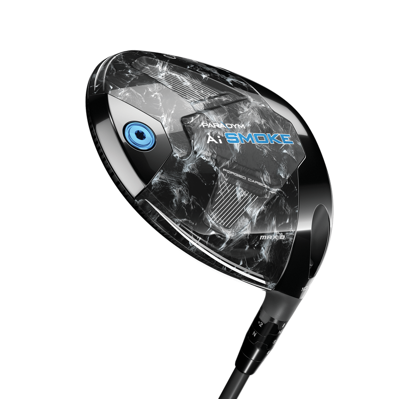 Callaway Paradym AI Smoke MAX D driver, närbild på träffytan