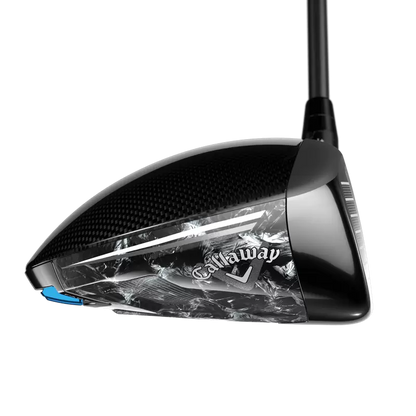 Callaway Paradym AI Smoke MAX driver, vy uppifrån vid adress