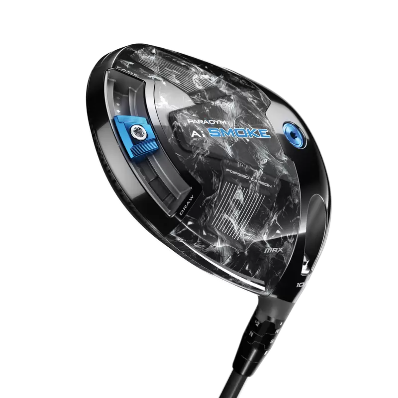 Callaway Paradym AI Smoke MAX driver, närbild på träffytan