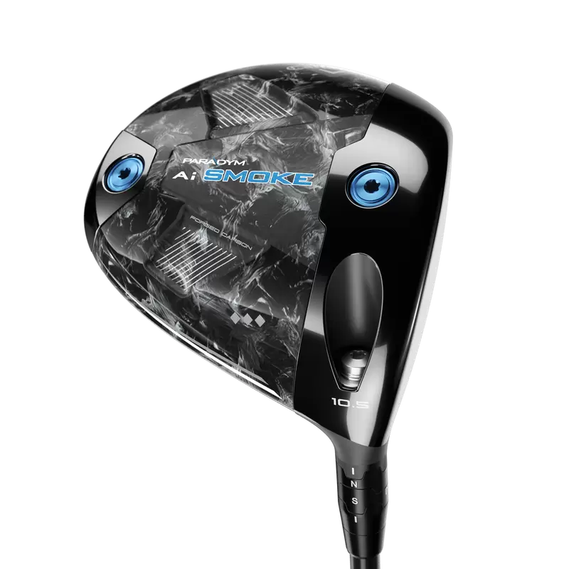 Callaway Paradym AI Smoke Triple Diamond driver, klubbhuvudet sett snett framifrån