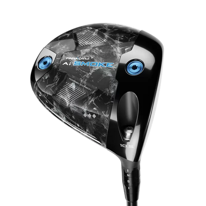 Callaway Paradym AI Smoke Triple Diamond driver, klubbhuvudet sett snett framifrån