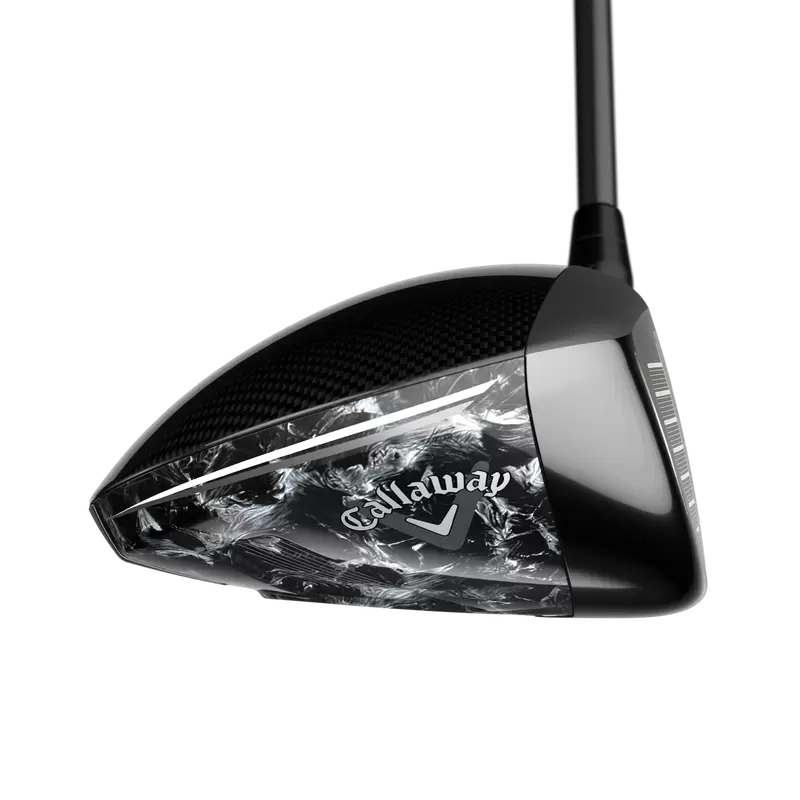 Callaway Paradym AI Smoke Triple Diamond driver, vy uppifrån vid adress