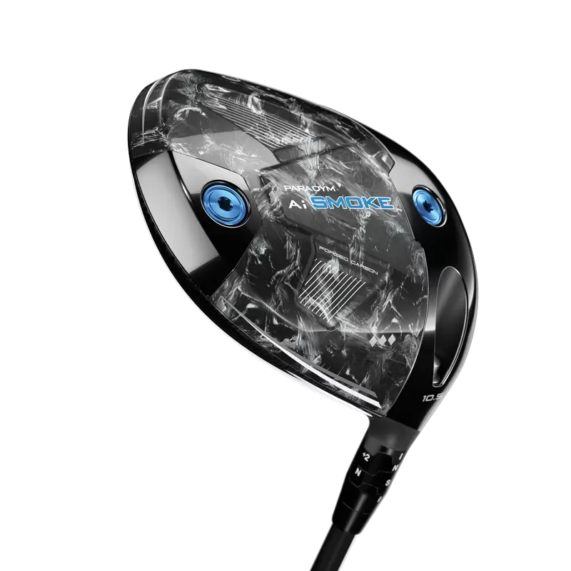 Callaway Paradym AI Smoke Triple Diamond driver, närbild på träffytan