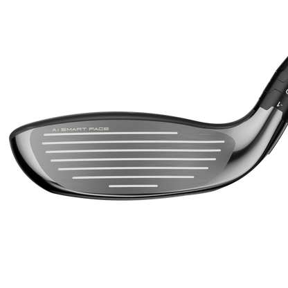 Callaway Paradym AI Smoke HL hybrid sedd uppifrån vid adress